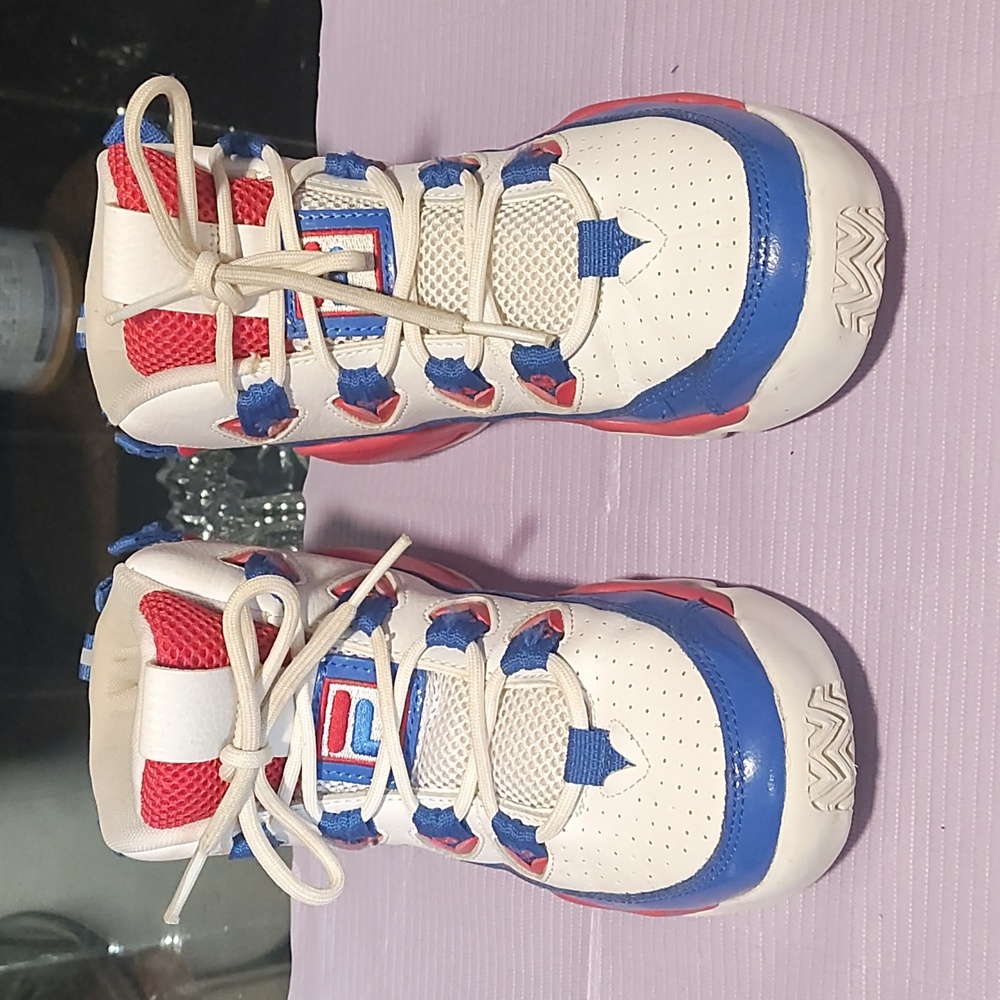 Fila Kids Red, White, and Blue Sneakers